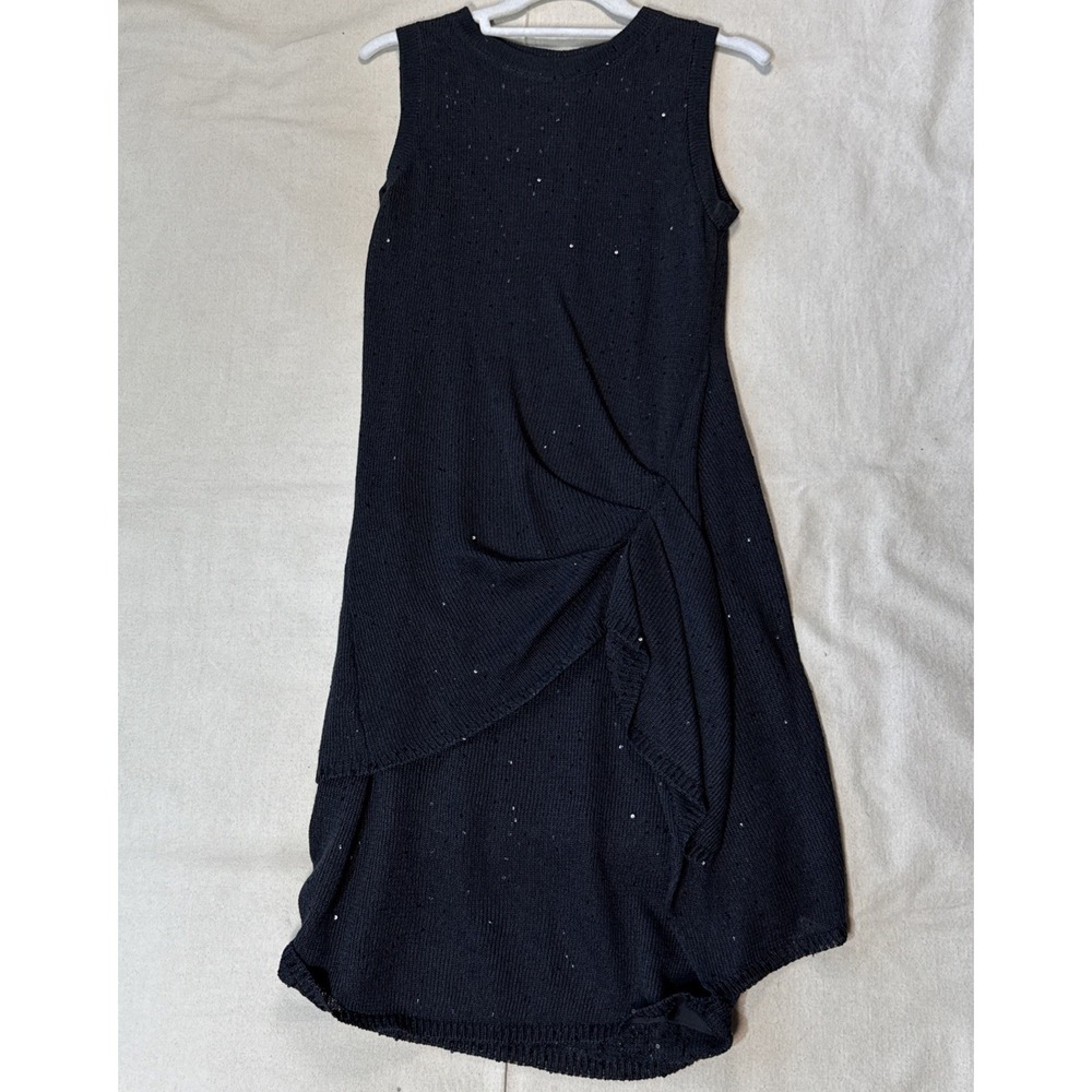 brunello cucinelli women's Short Grey Shimmer Dress - Size M